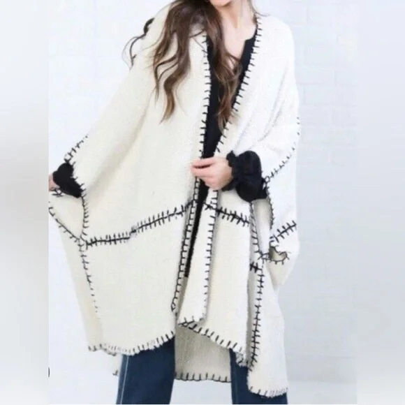 Show me Your MuMu Leone Poncho x-small - Picture 1 of 11